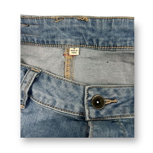 Vans Button Front Jean Mini Skirt Size Small - Picture 5 of 5